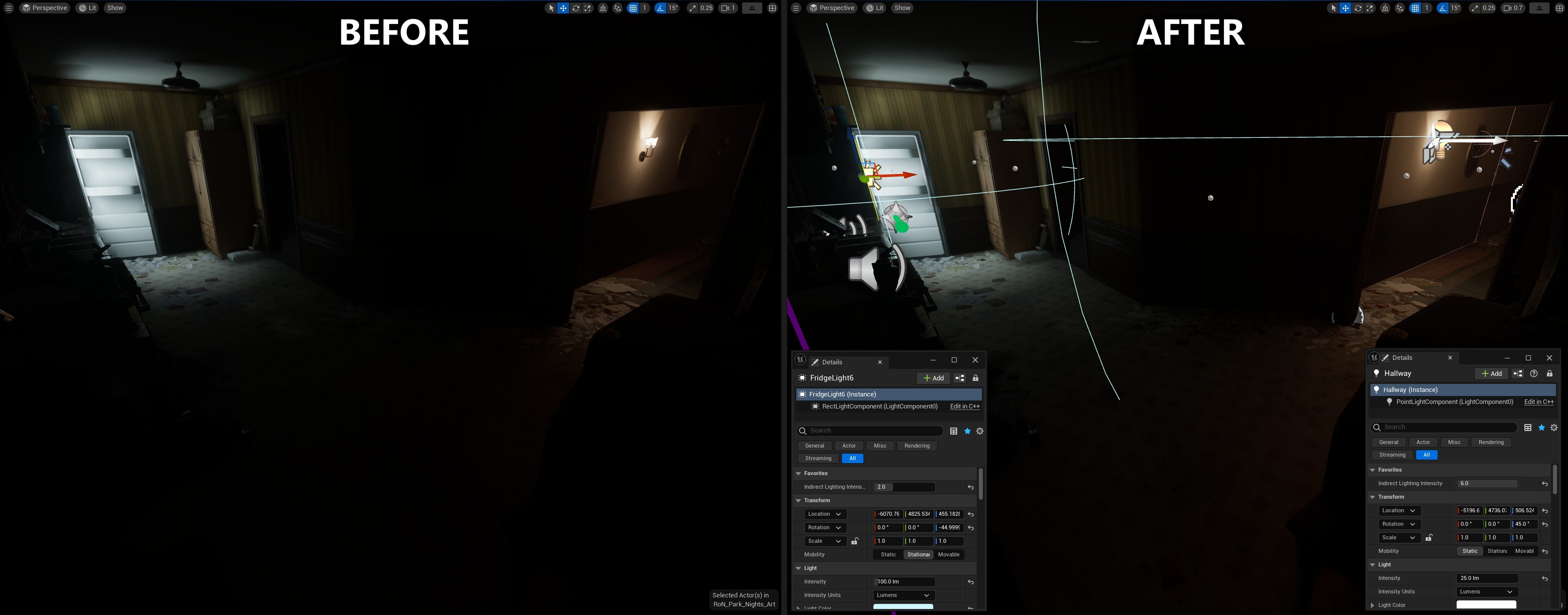 Indirect Lighting Intensity Example 1