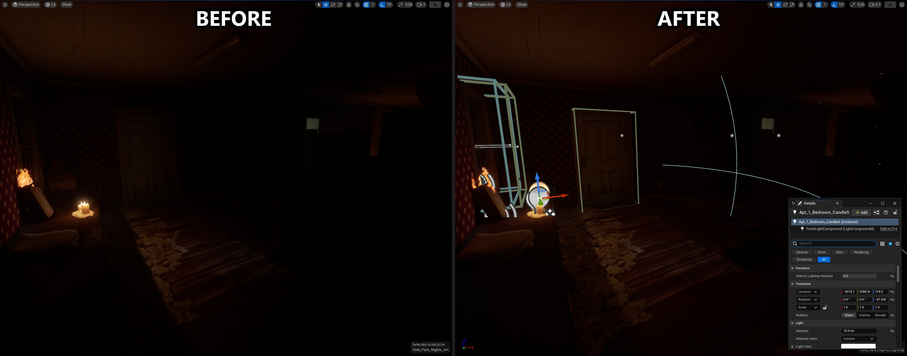 Indirect Lighting Intensity Example 1