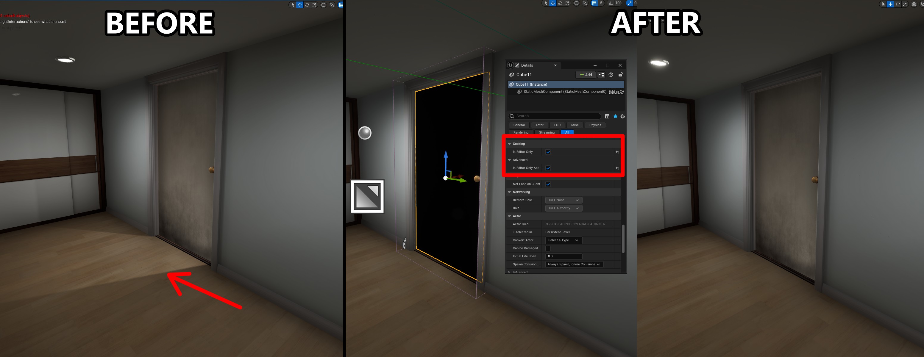 Fixing Static Light Bleeds with Light Blockers