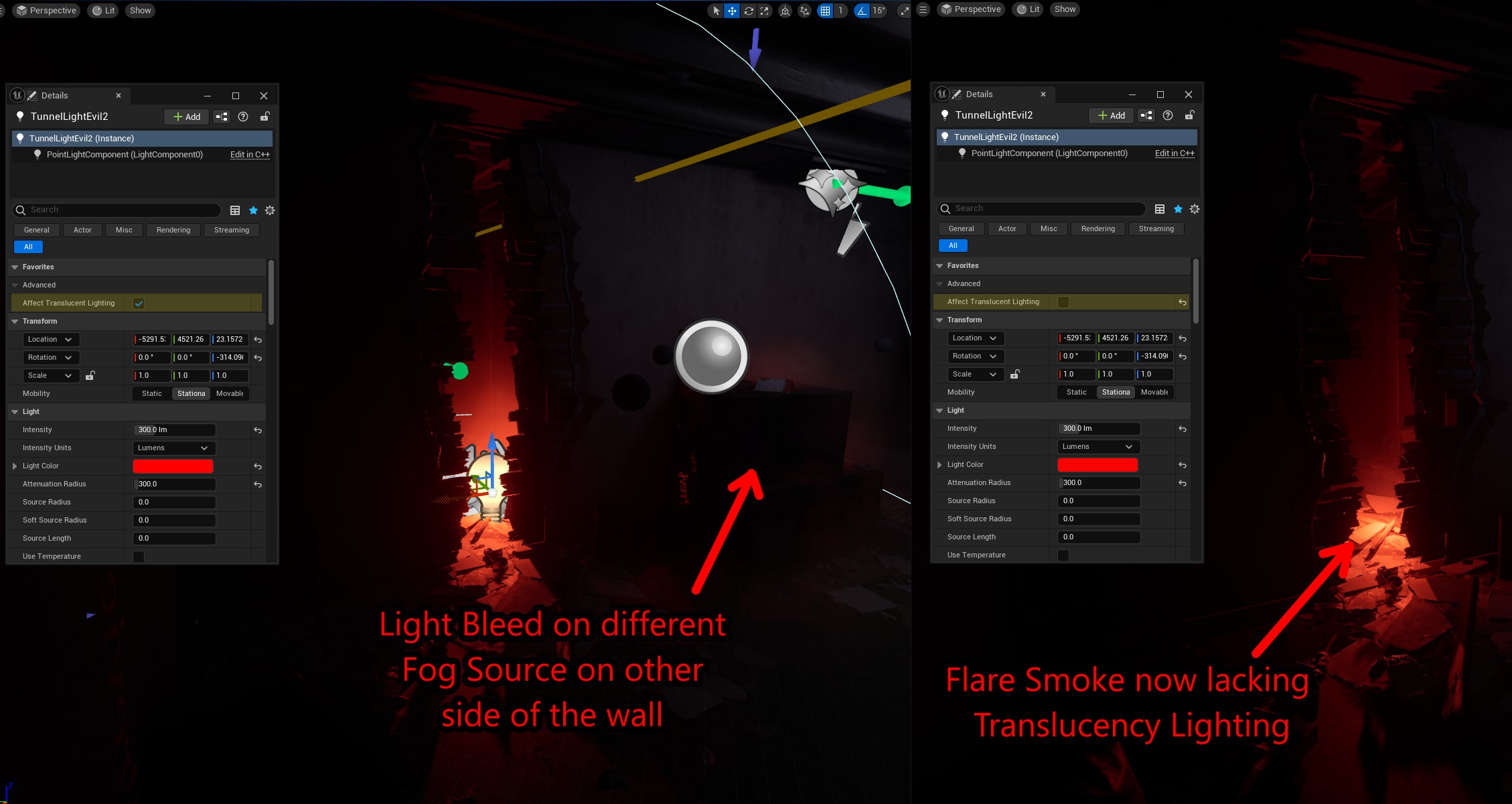 Translucency Lighting Issue