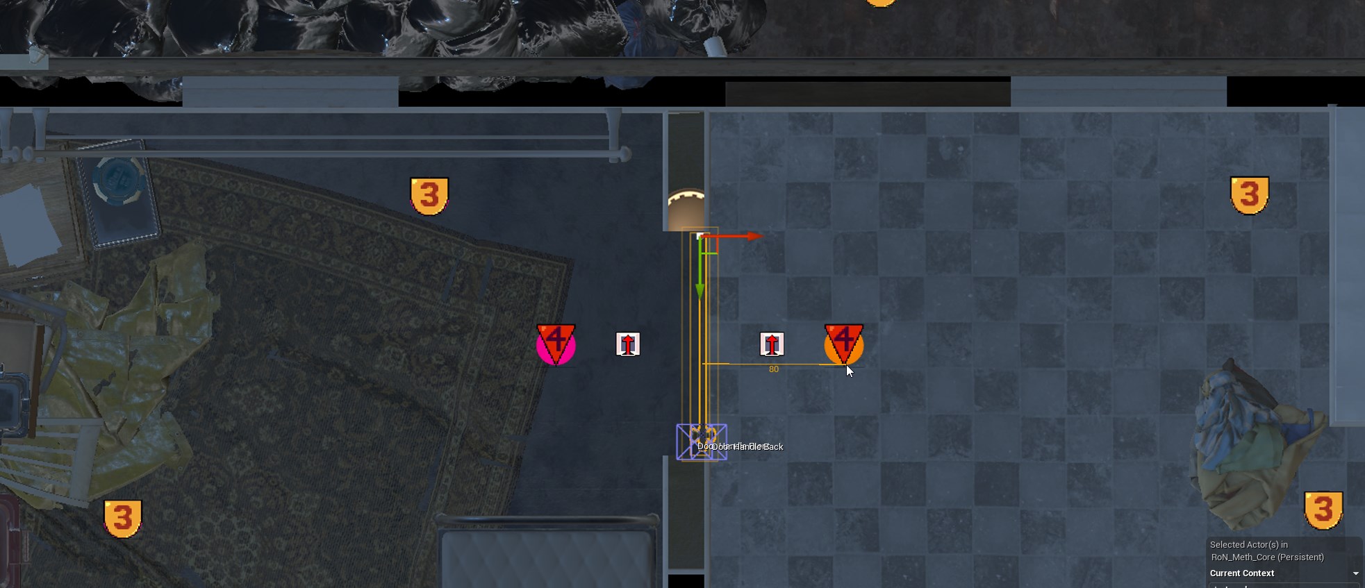 Meth Door Threat Placement